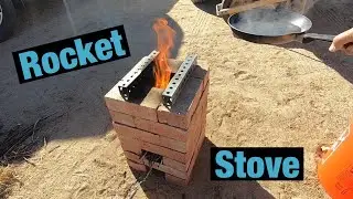 Quick Brick Rocket Stove