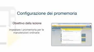 Tutorial usBIM.maint - Configurazione dei promemoria - ACCA software