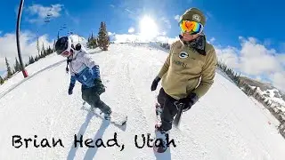 SHRED THE GNAR! | Snowboarding in Brian Head, Utah