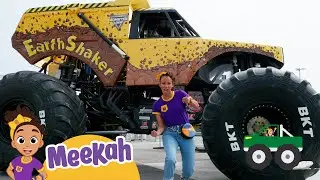 Meekah's Monster Jammin Adventure | Blippi Vehicles | Learning Videos for Kids
