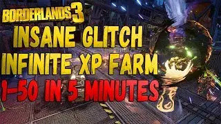 Borderlands 3 INSANE GLITCH! INFINITE XP FARM! Get 1-50 in ONLY 5 Minutes! BEST Legendary Farm!