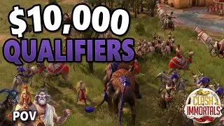 Playing vs a Top Player! Clash of Immortals AoM