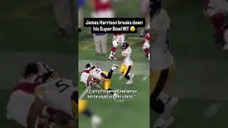 James Harrison  INT #coachdearing #headcoach #nfl #pittsburghsteelers #defensivecoordinator #fyp
