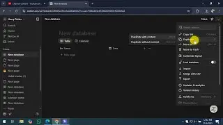 Как скопировать базу данных Notion в другую учетную запись