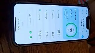 Закінчення першого заряджання LiFePO4 акумулятора  REDODO 25,6V (100A BMS) Smart 