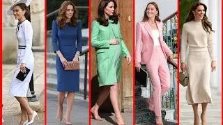 MATERNITY DRESSES OF KATE MIDDLETON | ROYAL KATE MIDDLETON PUBERTY FASHION STILL IN TREND 2024