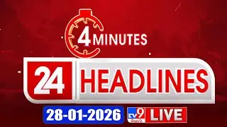 4 Minutes 24 Headlines LIVE | Top News | 28-01-2026 - TV9