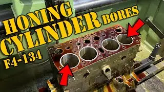Restore your Willys Jeep | Cylinder Bores Honing F4-134 Hurricane Engine | M38A1
