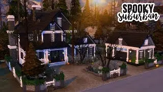 SPOOKY SUBURBAN HOME | The Sims 4 Speed Build