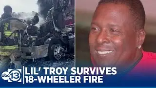 Houston hip hop artist Lil' Troy survives 18-wheeler fire