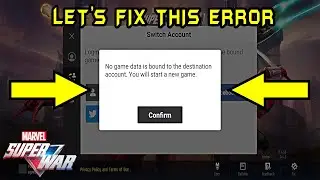 КАК ИСПРАВИТЬ ПРОБЛЕМУ, КОТОРУЮ НЕТ ДАННЫХ ИГРЫ К УЧЕТНОЙ ЗАПИСИ - MARVEL Super War