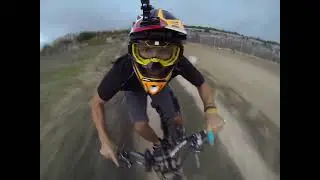GoPro mount test while enjoying mountain biking in Malta 