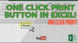One-Click Excel Magic - How to Create a Print Button That Instantly Prints Your Sheet