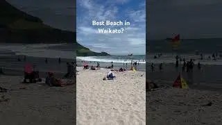 Mt Maunganui Beach ⛱️☀️ #newzealand #traveladventure #nz #beaches #nzbeach #surfing #saffasinnz