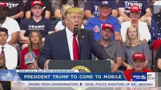 VIDEO: Trump to rally in Mobile Alabama