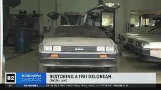 Chicago area man restoring 1981 DeLorean with less than 1,000 miles