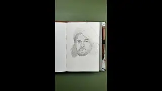 Drawing Lowell George part II (work in progress)