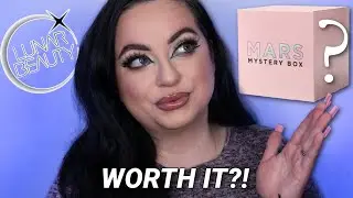 LUNAR BEAUTY MARS MYSTERY BOX UNBOXING & TRY ON!