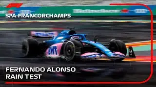 RSS Formula Hybrid 2022 v2 extended physics Fernando Alonso rain at Spa-Francorchamps