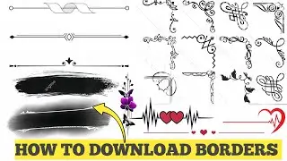 How to download borders for poetry videos || Poetry videos ka lia Borders download krna ka trika
