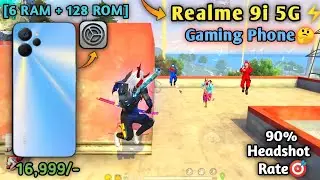 REALME 9i 5G📲 Free Fire Test || Gaming phone?🤔 || 90% Headshot Rate Settings⚙️ REALME 9i 5G⚡