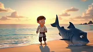 Jonah & The Great Fish 🌊 | Pixar-Style Bible Story for Kids | Animated Jonah Story