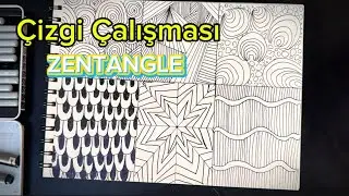 Çizgi Çalışması: Zentangle Sanatı