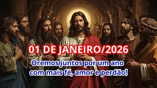 01 de Janeiro - Oremos juntos por um ano com mais fé, amor e perdão!
