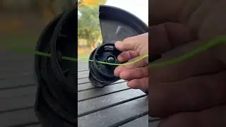 Astuce pour recharger en fil son coupe bordure#jardin#outil#tool#garden