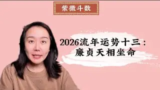 2026流年运势（十三）：廉贞天相坐命｜紫微斗数｜流年运势｜丙午年｜廉贞天相