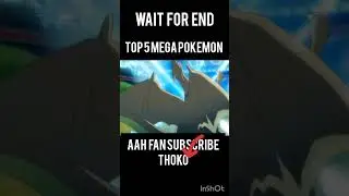 💪Top 5 mega evolution #short #Pokemon 💪