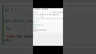 How to  drop a range of rows pandas.mp4 | Code by example #shorts #html