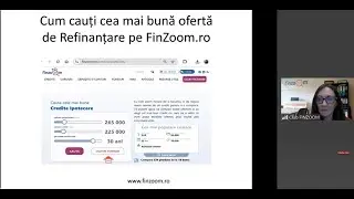 Cum cauți cea mai bună ofertă de REFINANȚARE pe comparator bancar FinZoom.ro  - Webinar Club FINZOOM