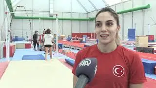 Milli cimnastikçi Göksu Üçtaş Şanlı, enerjisini genç sporculardan alıyor