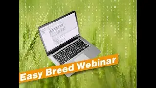 Webinar | Easy Breed | Plant breeding software | WINTERSTEIGER