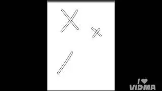 X y alphabet drawing
