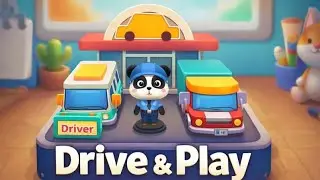 🐼🚌 Cute Panda Driving Bus | Kids Fun Driving