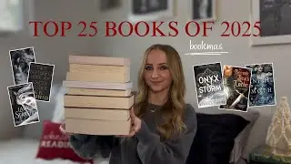 my top 25 books of 2025 📚🤍✨ | bookmas day 10