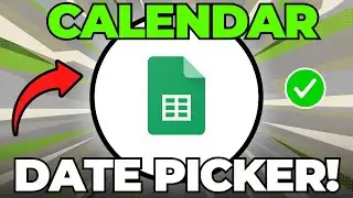 How to Add a Calendar Date Picker in Google Sheets (Updated)