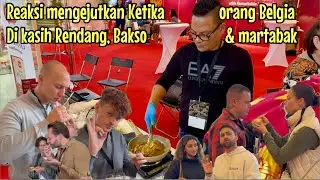 REAKSI MEREKA TERNYATA  DI LUAR DUGAAN,KETIKA PERTAMA KALI CICIP BAKSO,RENDANG DAN MARTABAK TELOR