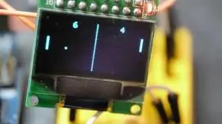 OLED Pong for Ludum Dare MiniLD #58