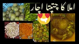 املا کا مزے دار اچار۔  # Amla ka achar #recipe #food # Achar @ Brishti home kichen 