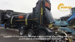 High-tech innovative shearing and baling machine