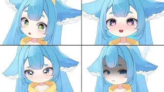 Expressions demonstration | Vtuber Showcase | Live2D