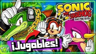 ¡El TEAM CHAOTIX rompe SONIC the Hedgehog 1! 🤯 | Mod Multijugador (Estamos locos) 🐊🐝🦎