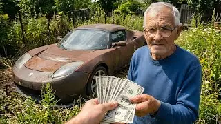We Found a Dead Tesla Roadster for $800&hellip; Then Restored It || ASMR EV Restoration!
