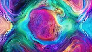 Colorful abstract fluid waves motion digital design seamless looping animation - Generated by AI