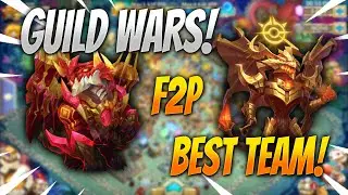 Castle Clash // BEST TEAM for Guild War/Raids! No Dynamica Needed! Completely FREE TO PLAY