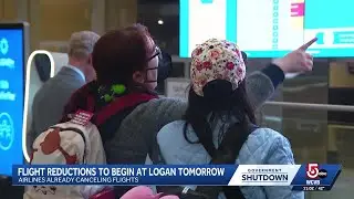 Flight reductions start at Boston Logan amid FAA order