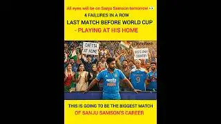 This Match Can Change Sanju Samson&rsquo;s Career Forever ❤